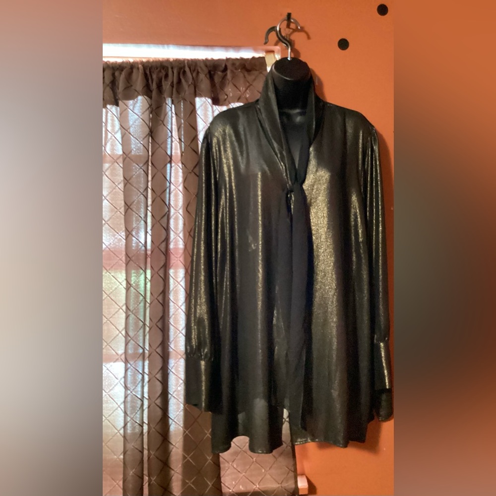 Golden Bronze Blouse (Lane Bryant)